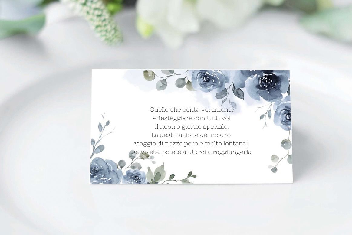 BIGLIETTINO LISTA NOZZE