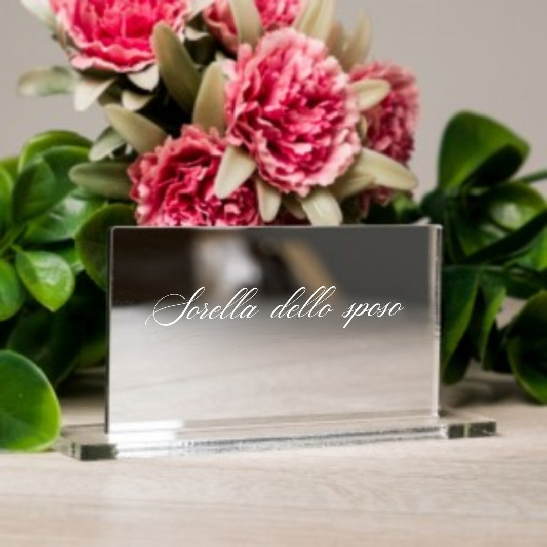 Cavalierino Segnaposto E Prezzo In Plexiglass - Danieli - Foto 4