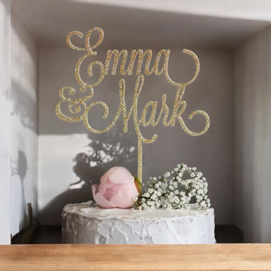Cake topper Nomi Sposi