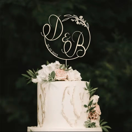 Cake topper CircLetters