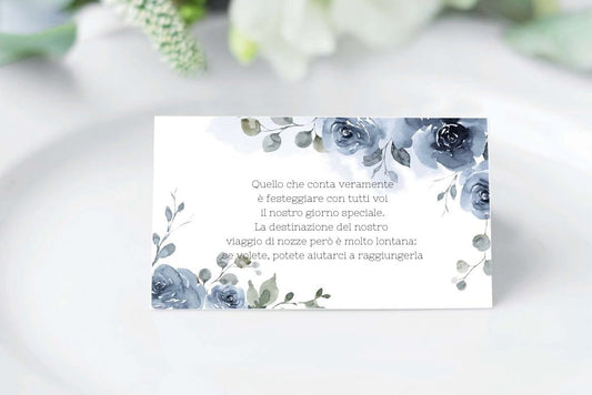 BIGLIETTINO LISTA NOZZE