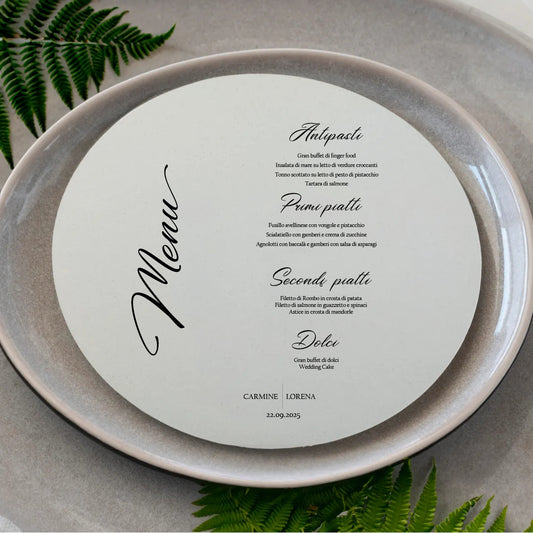 MENU ROTONDO